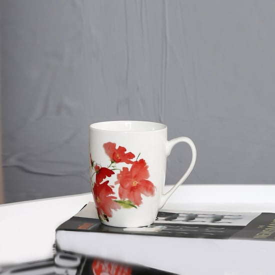 Raisa Digital Print Mug White Bone China