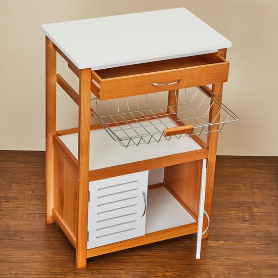 Tranzit Wooden Storage Kitchen Trolley