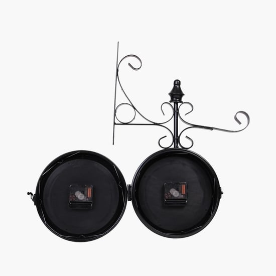 Casablanca Loren Dual Face Antique Station Wall Clock