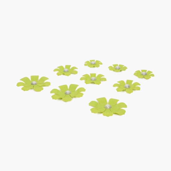 City Goes Wild Flower Wall Stickers- 9 Pcs.