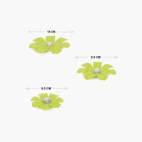 City Goes Wild Flower Wall Stickers- 9 Pcs.