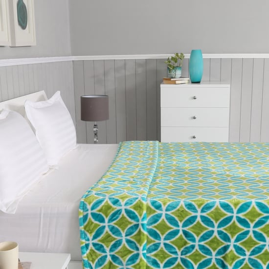 Printed Double Bed Blanket- 220x240cm
