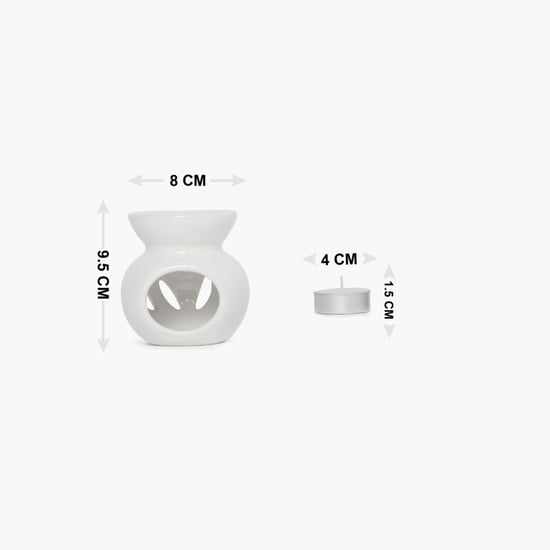 Serene Jasmine Oil Burner Set