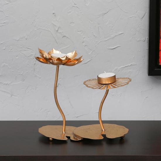 Galaxy Majestic Flower Tea Light Holder