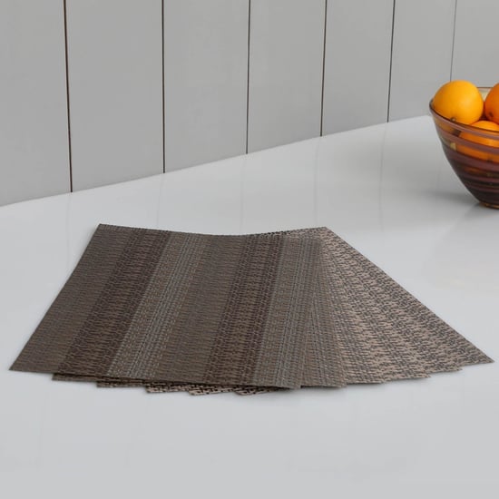 Eden Set of 6 PVC Woven Placemats