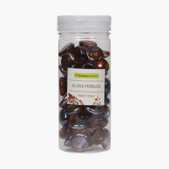 Splendid Redolance Amber Glass Pebbles