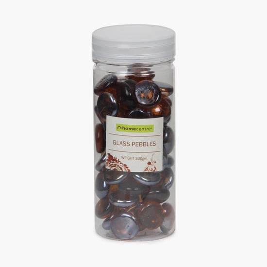 Splendid Redolance Amber Glass Pebbles