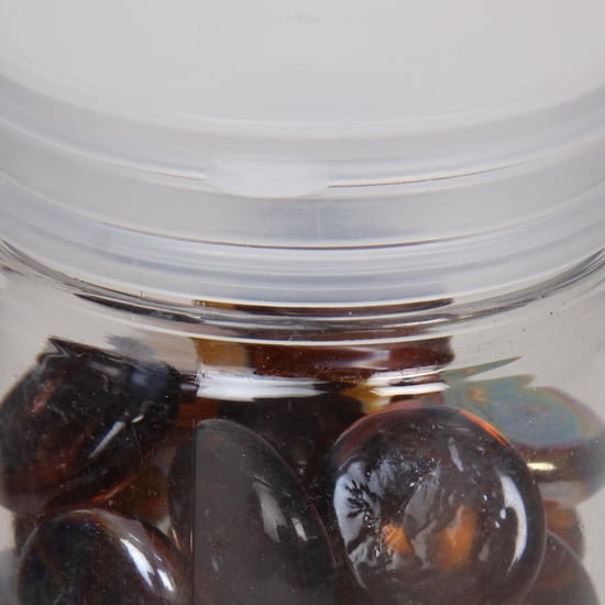 Splendid Redolance Amber Glass Pebbles