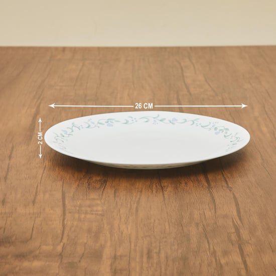 Corelle Country Cottage Dinner Plates Set of White Stoneware