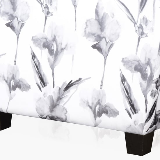 Ivory Fabric 1-Seater Sofa - Grey