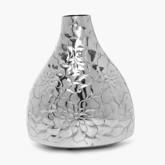 Galaxy Embossed Leaves Flower Vase
