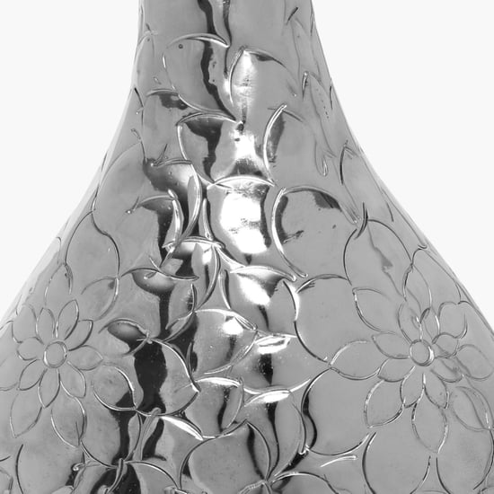Galaxy Embossed Leaves Flower Vase
