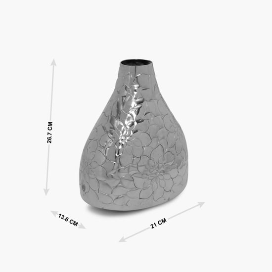 Galaxy Embossed Leaves Flower Vase