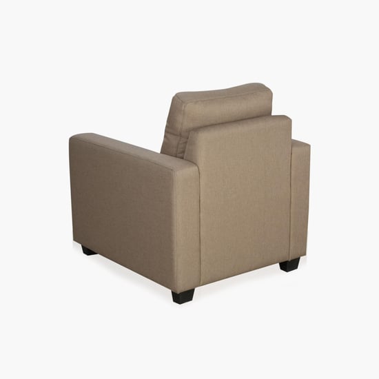 Signature Arden Fabric 1-Seater Sofa - Brown