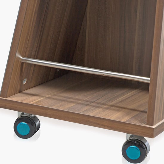 Akron Crystal Brown Tall Dresser With Mirror