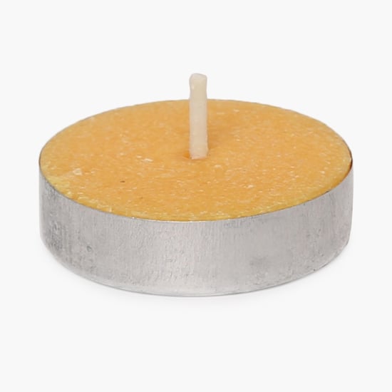 Colour Connect Tealight Set-10 Pcs. Muskmelon