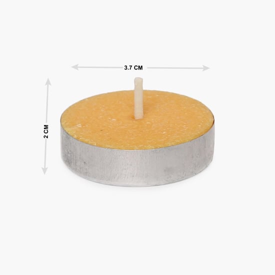 Colour Connect Tealight Set-10 Pcs. Muskmelon
