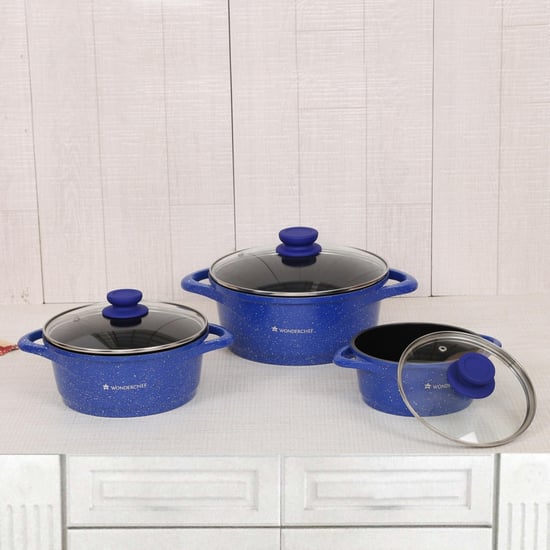 WONDERCHEF Ceramide Cook And Serve Set- 3 Pcs.