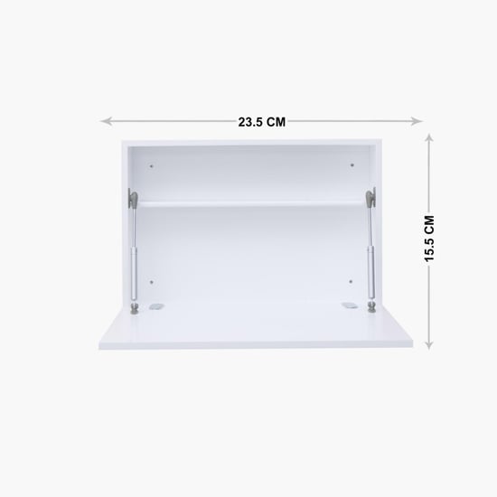 Ashton Folding Wall Mounted Laptop Table - White