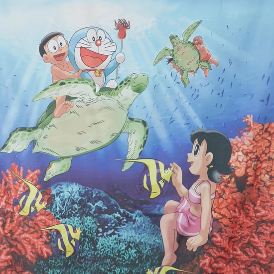 Doraemon Single Bedsheet Set- 2 Pcs.