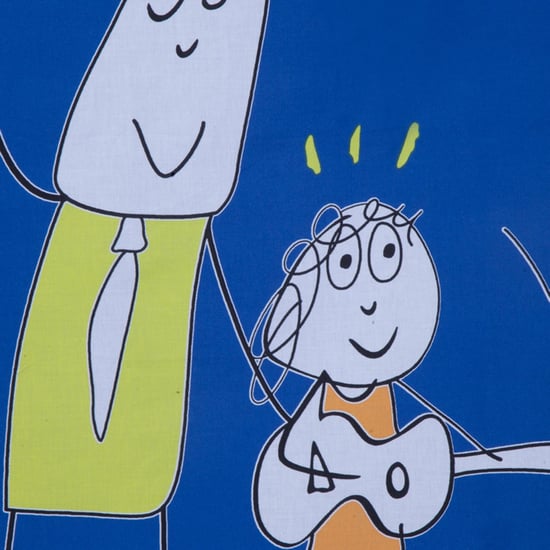 PORTICO Happiness Printed 3-Pc. King Size Bedsheet Set - 274 x 274 cm