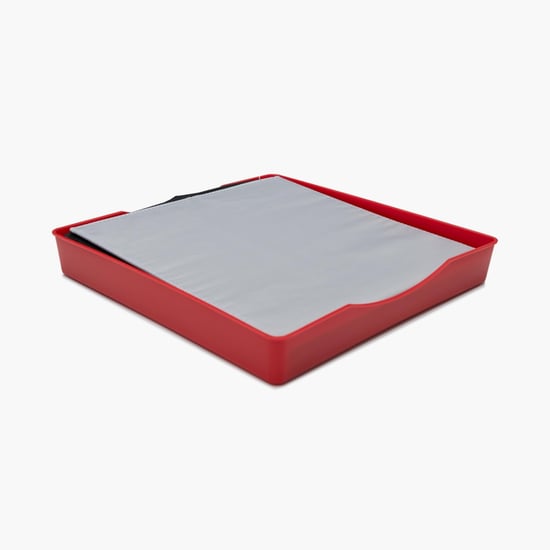 Sanderson Solid Square Sit-And-Store Collapsible Ottoman- Set Of 2 Pcs.