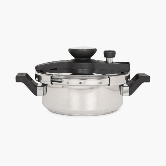 PRESTIGE Clip-On Stainless Steel Pressure Cooker With Glass Lid Accessory 3 L- Set Of 2 Pcs.