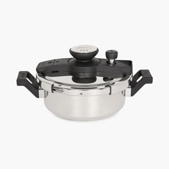 PRESTIGE Clip-On Stainless Steel Pressure Cooker With Glass Lid Accessory 3 L- Set Of 2 Pcs.