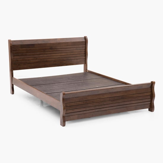 Fern Queen Bed - Brown