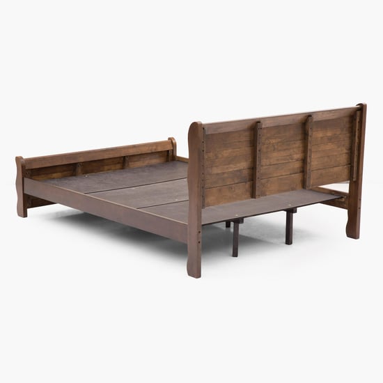 Fern Queen Bed - Brown