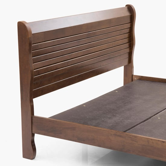 Fern Queen Bed - Brown