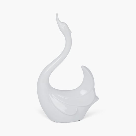 Vitara Textured Abstract Swan With Raised Head