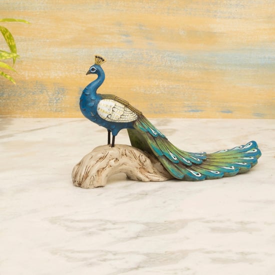 Splendid Warner Resting Peacock Table Accent