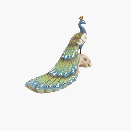 Splendid Warner Resting Peacock Table Accent