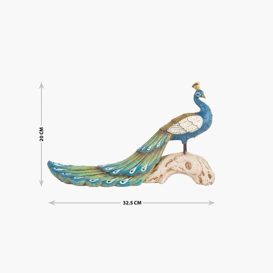 Splendid Warner Resting Peacock Table Accent