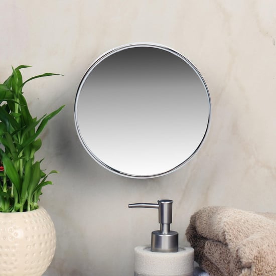 Ella Single-Side Wall Mirror with Suction Cup - 2.5 x 15 x 15 cm