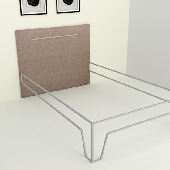 Crystal Linea Single Bed Headboard - 5 x 110 x 129 cm