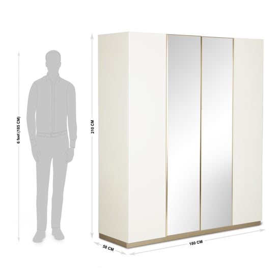 Phoenix Four-Door Wardrobe