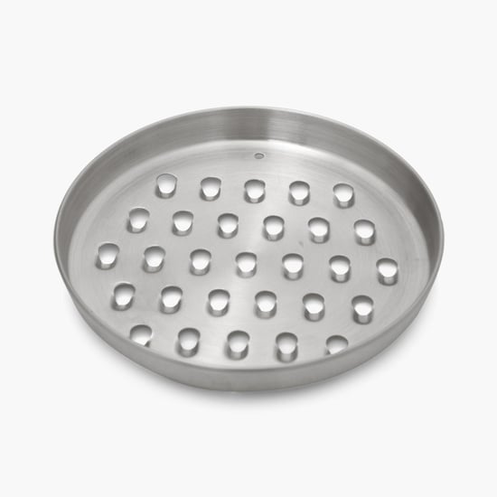 Rosemary-Levon Printed  Colander With Handle - Stainless Steel - Collander With Handle 32 cm x 24 cm x 15 cm -Red