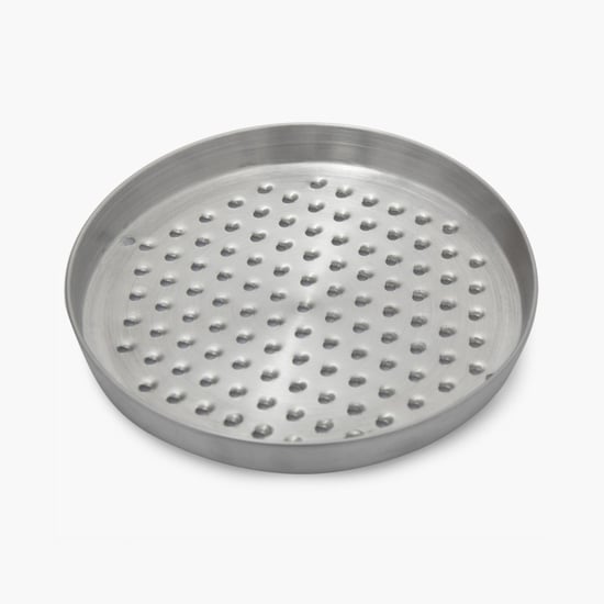 Rosemary-Levon Printed  Colander With Handle - Stainless Steel - Collander With Handle 32 cm x 24 cm x 15 cm -Red