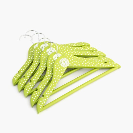 City Goes Wild Kids Wooden Hangers- Set of 5