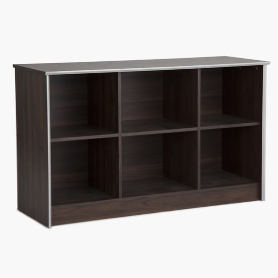 Lewis Credenza 2-Tier Book Shelf - Brown