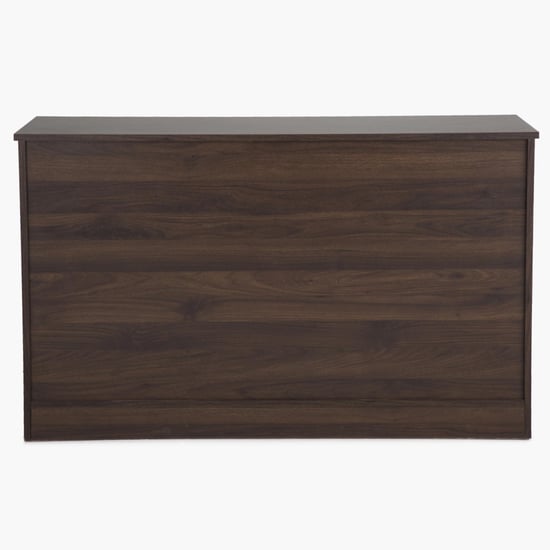Lewis Credenza 2-Tier Book Shelf - Brown