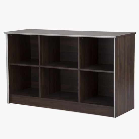 Lewis Credenza 2-Tier Book Shelf - Brown