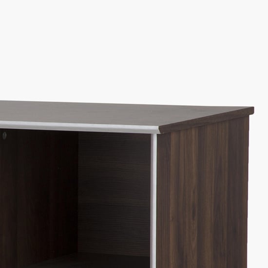 Lewis Credenza 2-Tier Book Shelf - Brown