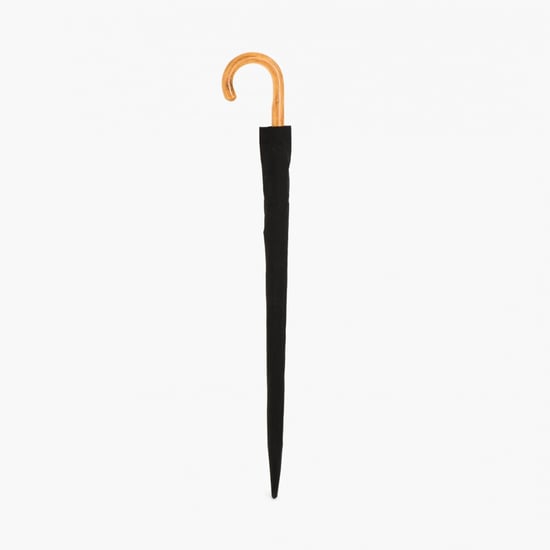 Canopy Solid Umbrella with Wooden Handle - 12.5 x 89 cm