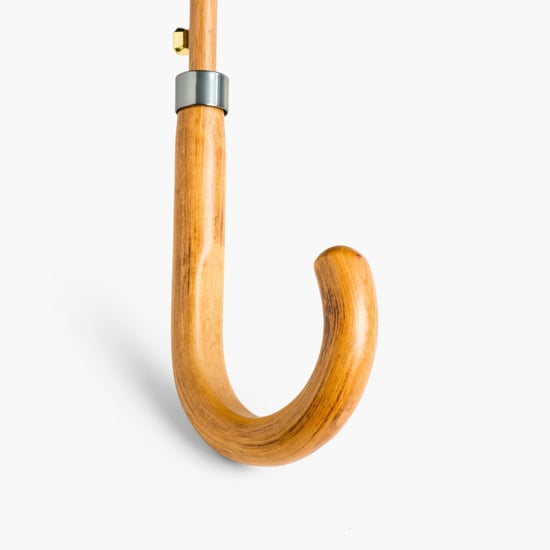 Canopy Solid Umbrella with Wooden Handle - 12.5 x 89 cm