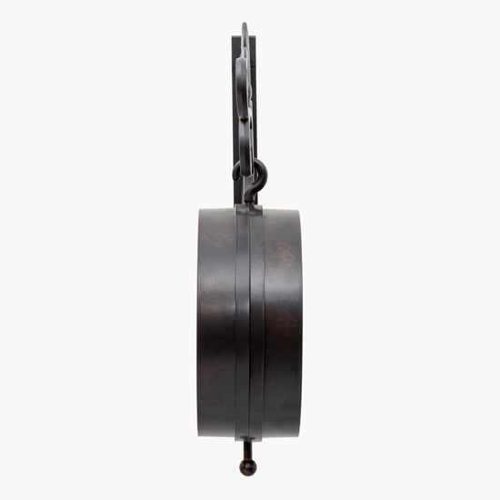 Casablanca Glass Station Wall Clock - 34 x 36cm