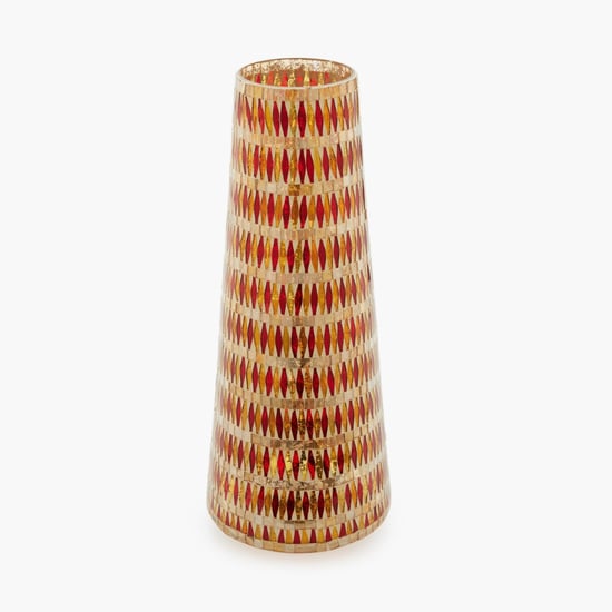 Maira Mosaic Geometric Big Taper Vase