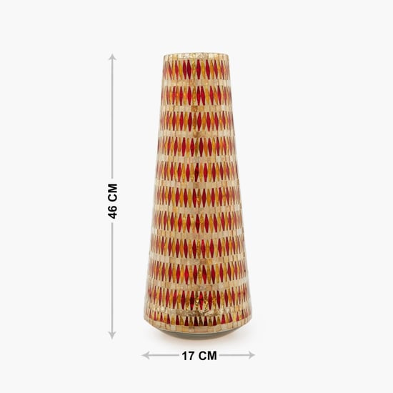 Maira Mosaic Geometric Big Taper Vase